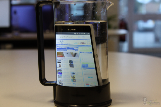 Xperia Z underwater