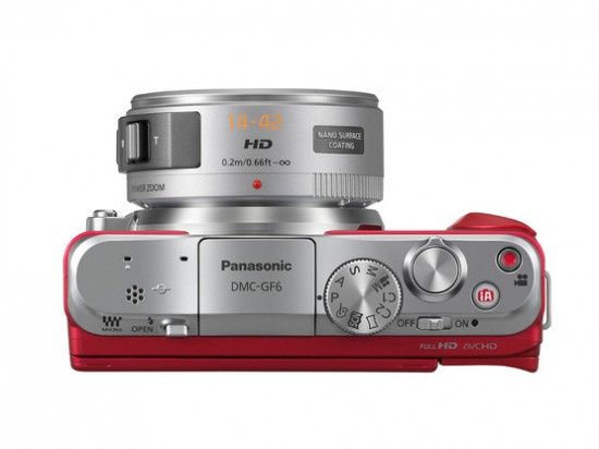 Panasonic GF6 Top