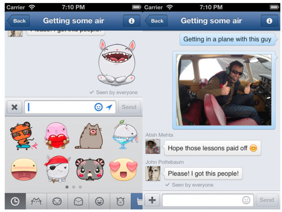 Facebook Messenger Stickers