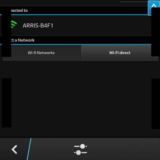 Bb 10.2 WiFi Direct