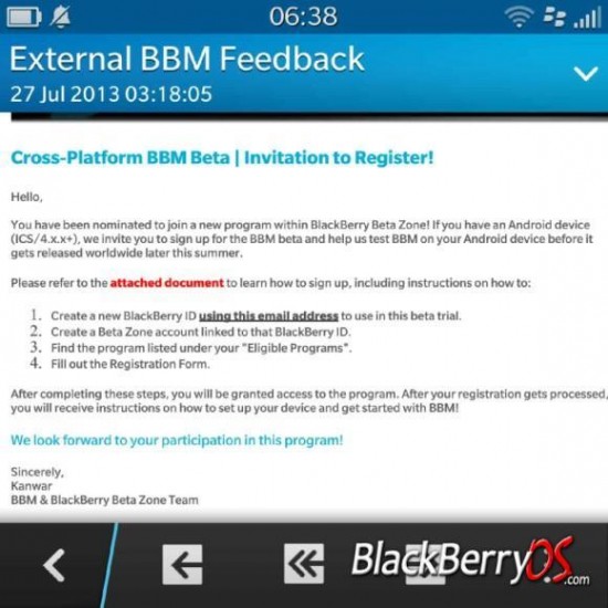External BBM