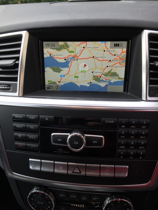 Mercedes ML Sat Nav System