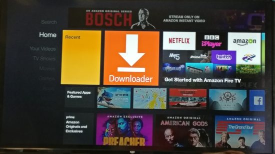 Fire home page downloader app